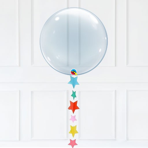 Personalised Star Tail bubble Balloon